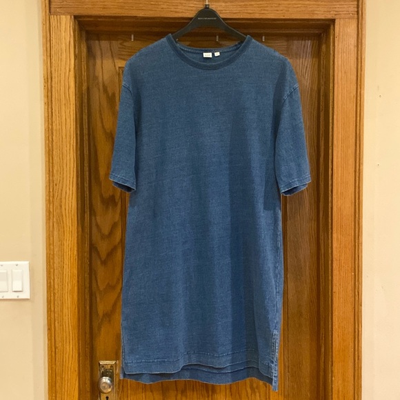 GAP Dresses & Skirts - GAP Blue Short-Sleeve Knit T-Shirt Dress